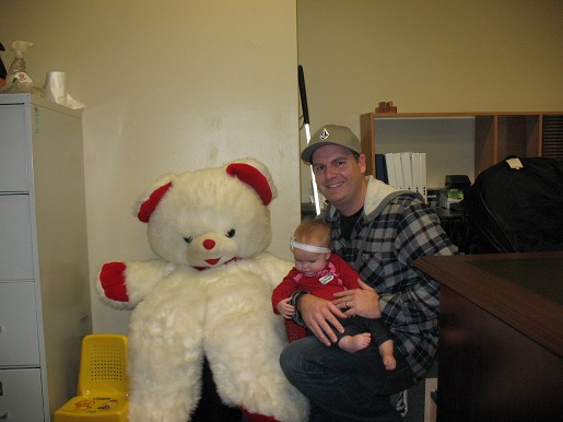 A father, his son and the Christmas Teddy Bear